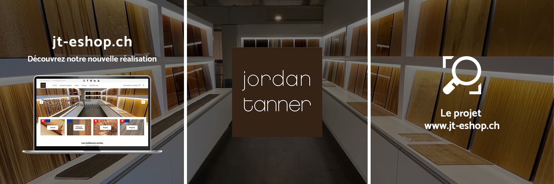 jordan-tanner.ch - Réalisation PrestaShop & WordPress by S2A Solution - Agence de communication à Genève