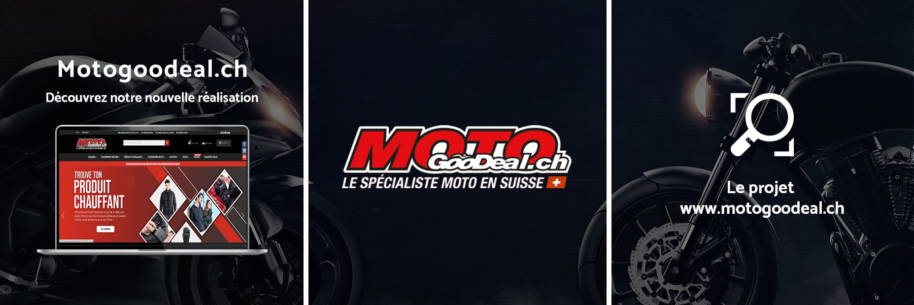 motogoodeal.ch - Réalisation PrestaShop by S2A Solution - Agence de communication à Genève
