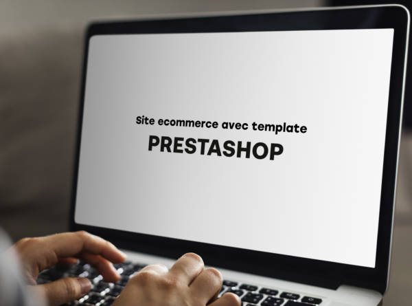 Site ecommerce Prestashop avec template